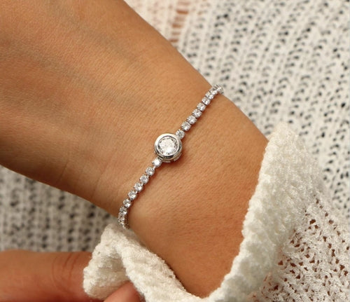 Crystal Tennis Bracelet I