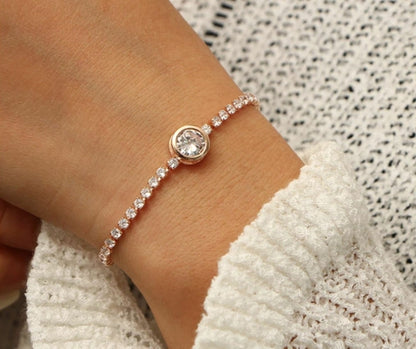 Crystal Tennis Bracelet I